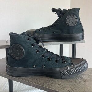 Converse Chuck Taylor All Star High Top Triple Black Sneakers Men 6 Women 8